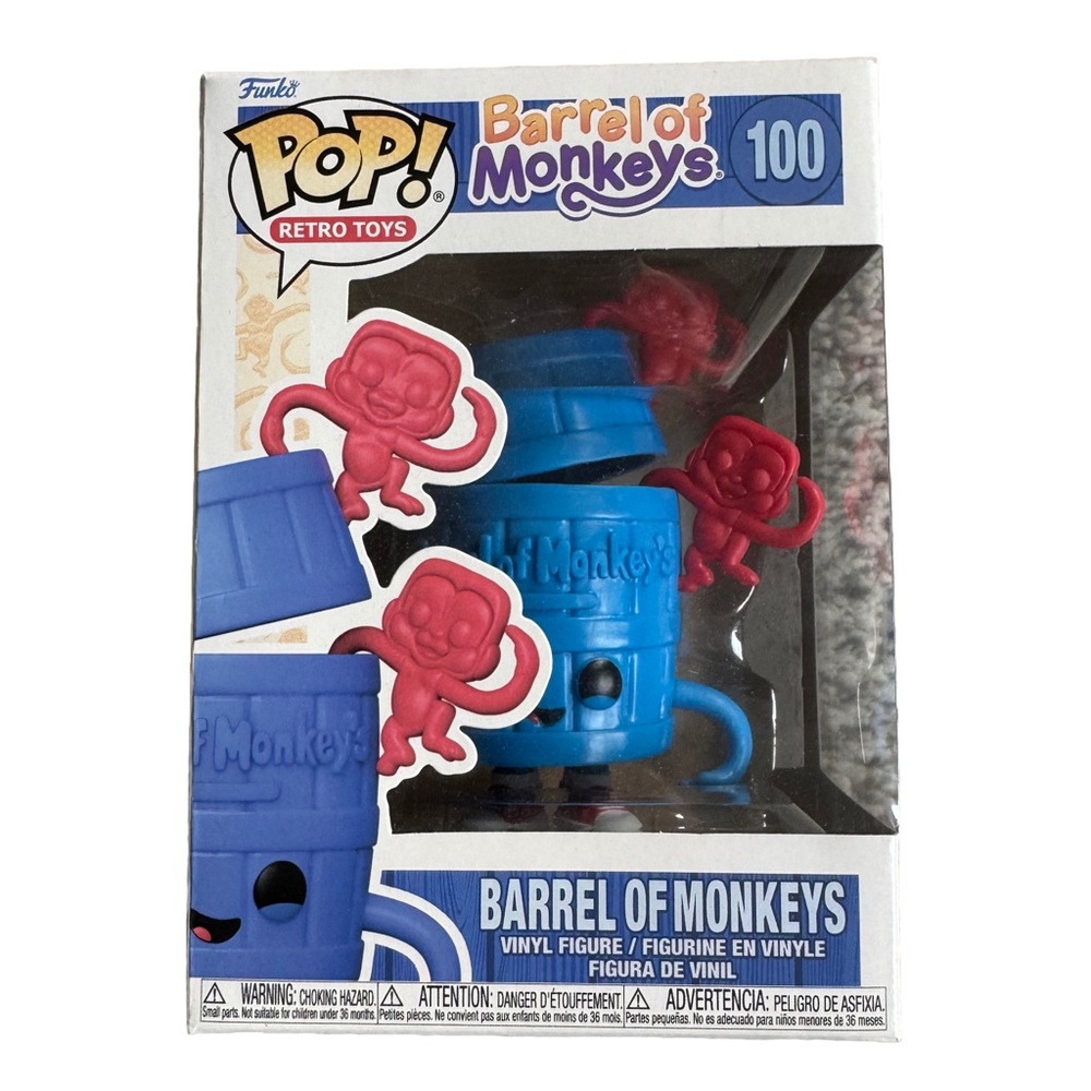 Funko Pop! Retro Toys Barrel of Monkeys Unopened and Sealed